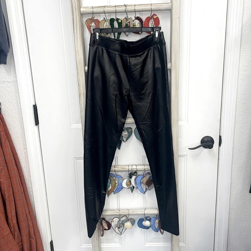 Pleather pants